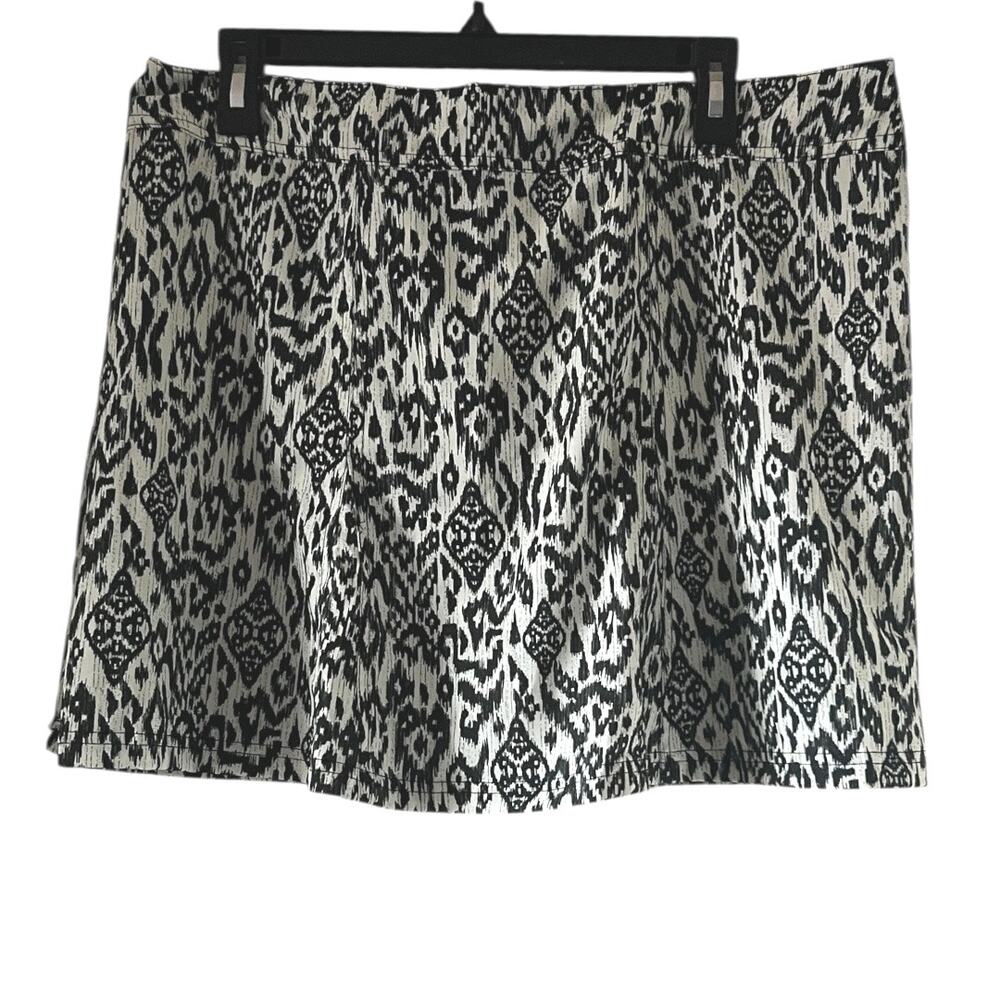 RipSkirt Hawaii Indokat Print Wrap Mini Skirt Size XL - Picture 3 of 11